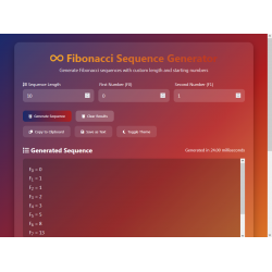  Fibonacci Sequence Generator